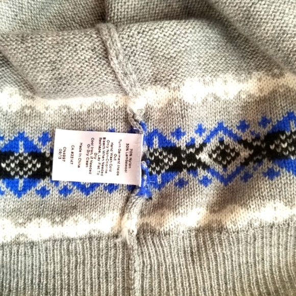 Talbots Fair Isle cardigan sweater wool - Picture 5 of 6